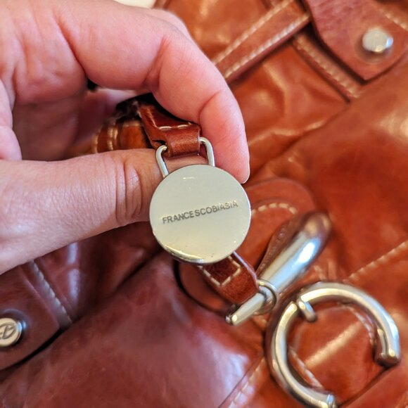 Francesco Biasia Brown Leather Handbag - Picture 4 of 10